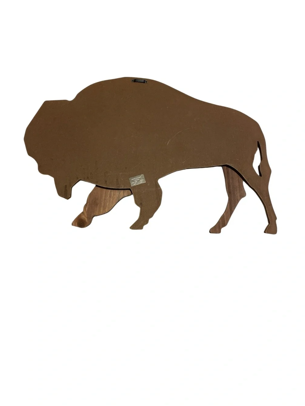Hobby Lobby Brown Wooden Bison Wall Decor